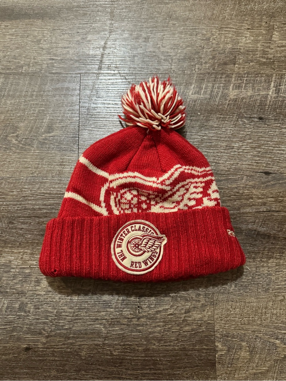 Detroit Red Wings 2014 NHL Winter Classic cuffed knit hat by Reebok